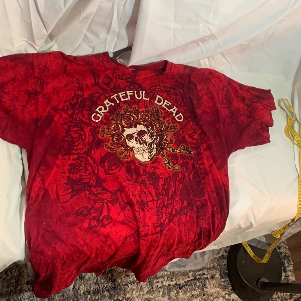 Men’s XL Bertha Grateful Dead Skull and Roses Hippy Tee #deadhead festival